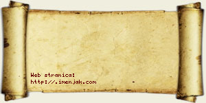 Irena Galjak vizit kartica